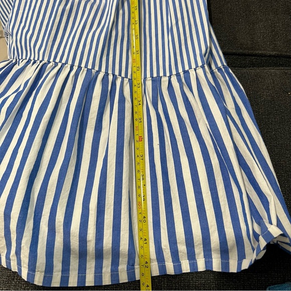 J.Crew Cotton-blend Poplin Puff-sleeve Tiered Midi Dress size 6 - Picture 10 of 11